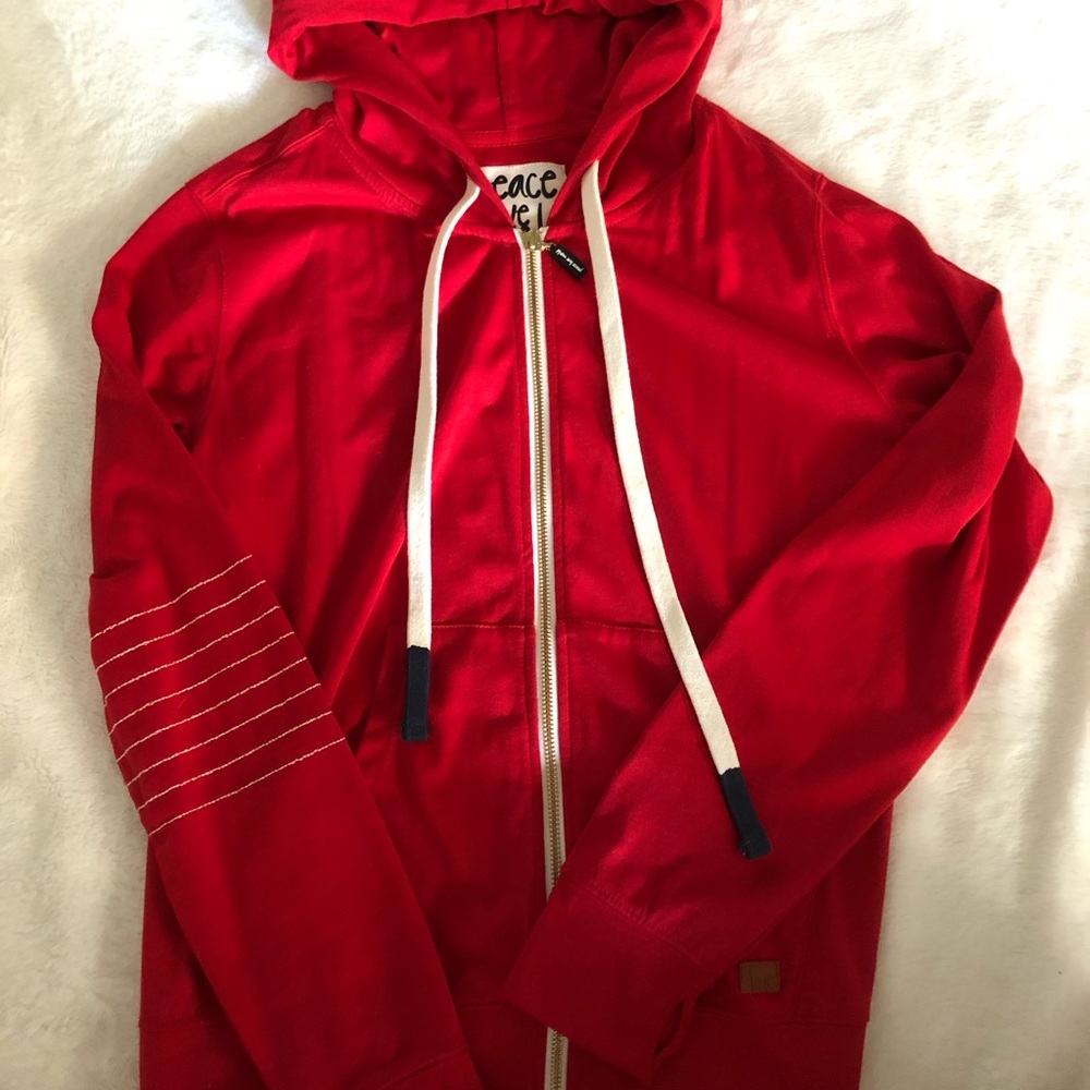 Peace Love World jacket